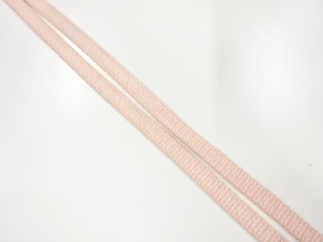 アンティーク　正絹　帯留め用手組三分紐